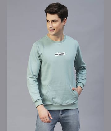 Rigo - Green Fleece Regular Fit Men's Sweatshirt ( Pack of 1 )