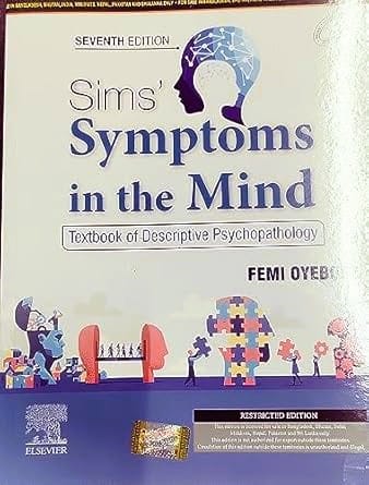 Sims' Symptoms in the Mind: Textbook of Descriptive Psychopathology, 7ed