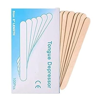 Non-Sterile Standard Wooden Tongue Depressor (500 Piece)
