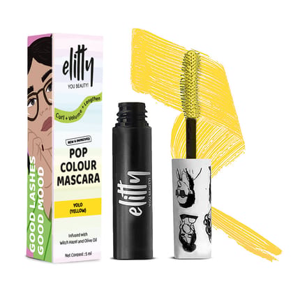 Yellow Coloured Mascara Yellow Coloured Mascara - YOLO