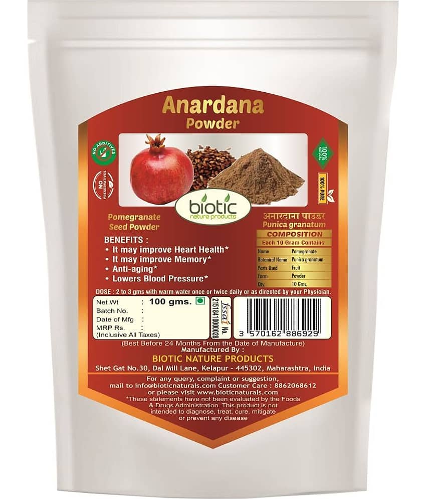 Biotic Anardana (Pomegranate) Powder 100 gm
