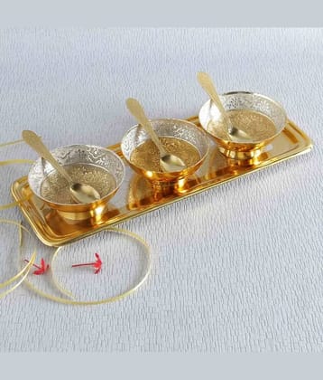 Arsalan Silverplated Gold/Silver Plated Gift Item - Pack of 7