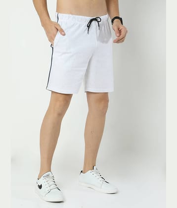 Ardeur Fashions Off-White Cotton Blend Men's Shorts ( Pack of 1 )