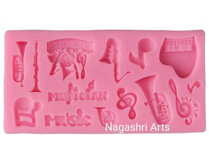 Silicon Mould -  Musical Instruments Design 10