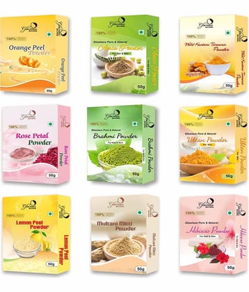 glowious - Skin Toning Face Pack for Normal Skin ( Pack of 9 )