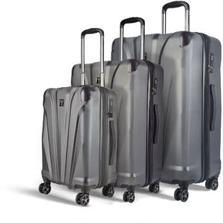 Timus Leolite Expandable Premium Polycarbonate 58cm, 68cm,78cm Trolley Suitcase Combo