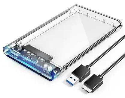 USB 3.0 Transparent Glass Laptop Casing 6.5cm (2.5 Inch) HDD/SSD Enclosure Case Cover SATA USB 3.0 Transparent Glass Laptop Casing 6.5cm (2.5 Inch) HDD/SSD Enclosure Case Cover SATA