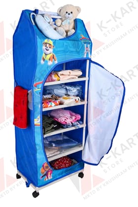 Unbreakable 6-Layer Kids Almirah –Perfect Organization for Toys & Clothes-Plastic / UnBreakable Plastic