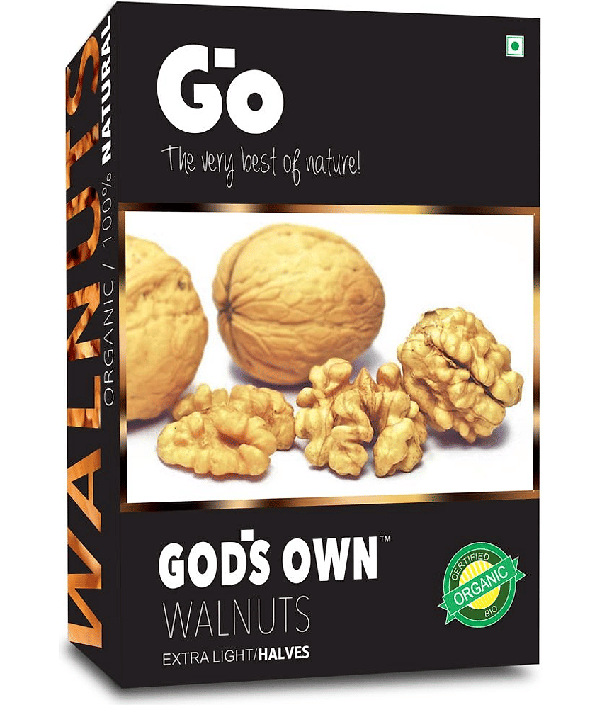 Go Kashmiri Extra Light Halves Walnuts Kernels 250g Walnuts Kernels Vacuum Packed