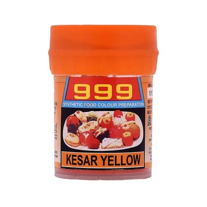 999 Synthetic Food Colour Preparation Kesar Yellow, 10 g