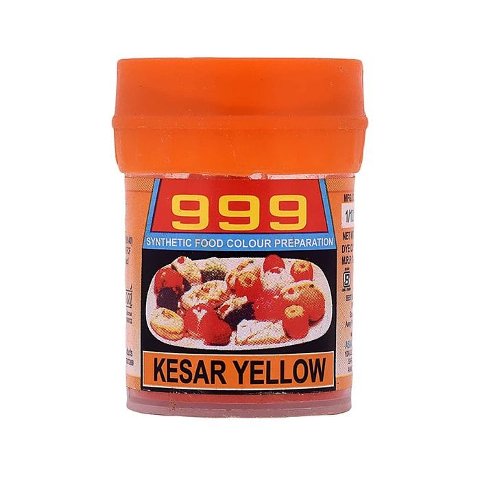 999 Synthetic Food Colour Preparation Kesar Yellow, 10 g