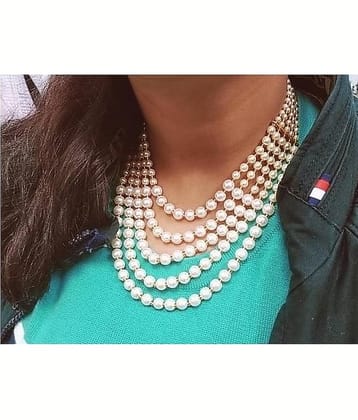 Samridhi DC Silver Alloy Necklace Set ( Pack of 1 )