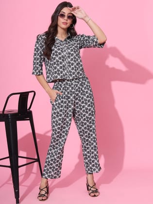 Sara sea shell Co-ord set-XS / Cream
