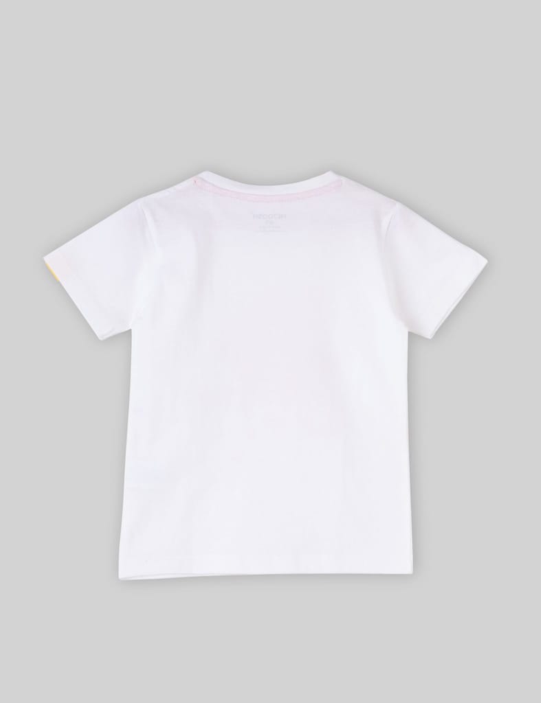 Elegant Kids Boys T shirt Cotton Pure White Joystick 2025 at ShopCircuit | ONDC