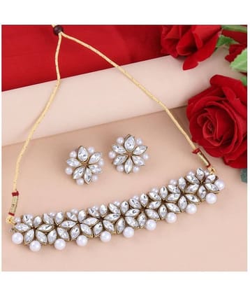Silver Shine Alloy Silver Contemporary Contemporary/Fashion Antique Necklaces Set