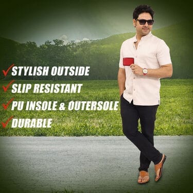 Pack of 2 Men's Sandals + Free Watch Sunglasses & Wallet (SW81)