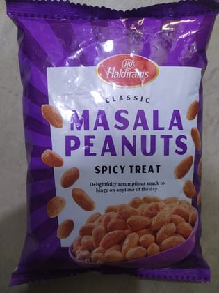Haldiram's Classic Masala Peanuts Spicy treat 