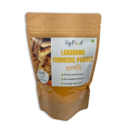Hyfood Pure Lakadong Turmeric Powder - 250 gm - One pack of turmeric powder