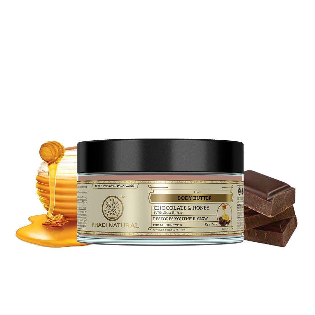 Khadi Natural Chocolate Honey Body Butter - 50gm