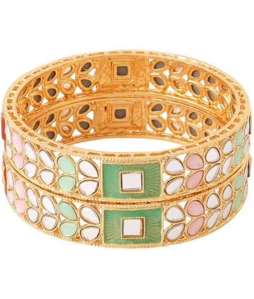 VIRAASI - Gold Bangle ( Pack of 1 )