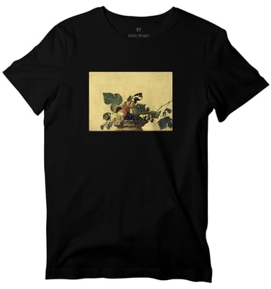Basket Of Fruit Art T-shirt-36 - XS / Black