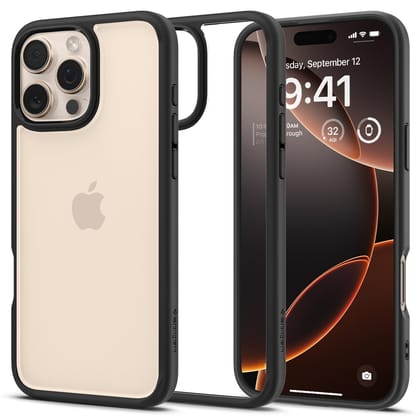 Spigen Ultra Hybrid Back Cover Case Compatible with iPhone 16 Pro Max (TPU + Poly Carbonate | Matte Black) Spigen Ultra Hybrid Back Cover Case Compatible with iPhone 16 Pro Max (TPU + Poly Carbonate | Matte Black) - Matte Black / iPhone 16 Pro Max Spigen Ultra Hybrid Back Cover Case Compatible with iPhone 16 Pro Max (TPU + Poly Carbonate | Matte Black) Spigen Ultra Hybrid Back Cover Case Compatible with iPhone 16 Pro Max (TPU + Poly Carbonate | Matte Black) - Matte Black / iPhone 16 Pro Max