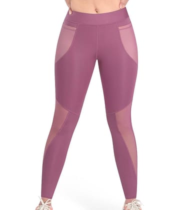 Dermawear Women Spandex Skinny Fit Jegging ( Mauve )