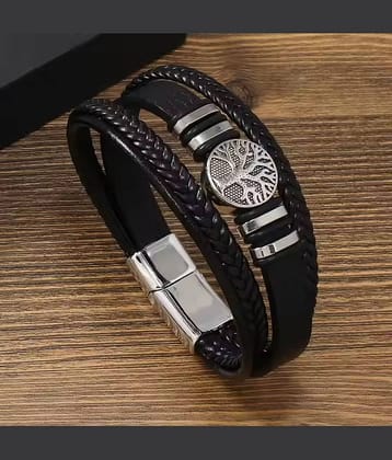 Thrillz Black Bracelet ( Pack of 1 )