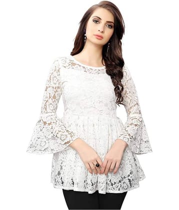 Hemang Fashion Women's Crepe Tube Top ( White )