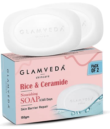 Glamveda Skin Whitening Soap for All Skin Type ( Pack of 2 )