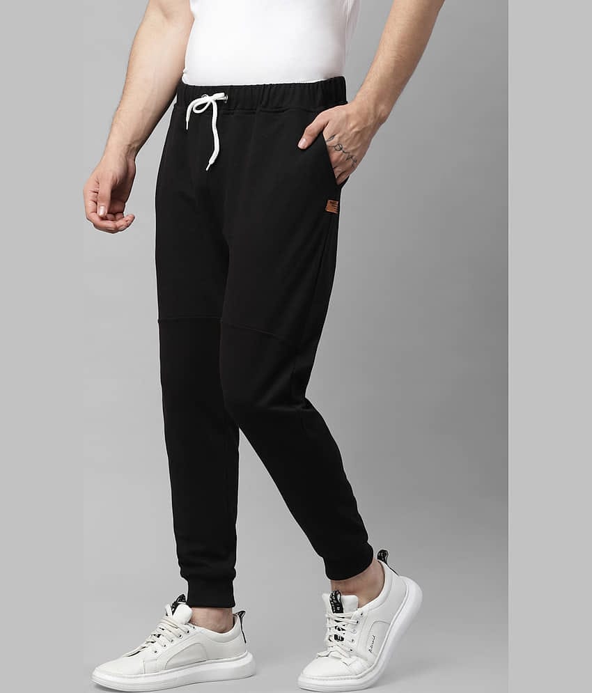 Rigo - Black Cotton Blend Men's Joggers ( Pack of 1 )