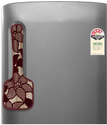E-Retailer - Multicolor Jute Fridge  Handle Cover (Pack of 2)