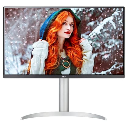 LG 27UP650-W 27Inch (68.4 Cm) 27 (68.4cm) UHD (3840 x 2160 Pixels) 4K IPS Display, VESA DisplayHDR 400, Ergonomic Design (Silver)