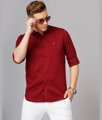 Paul Street - Navy Blue 100% Cotton Slim Fit Men's Casual Shirt ( Pack of 1 )