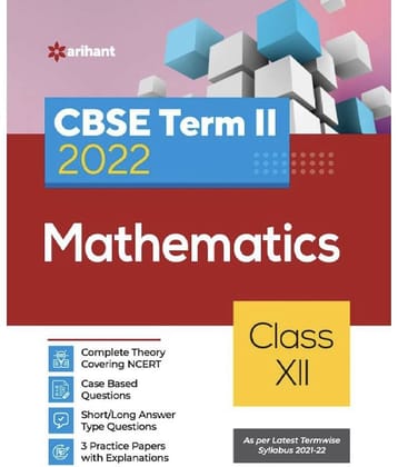 Arihant CBSE Mathematics Term 2 Class 12 (Cover Theory and MCQs)