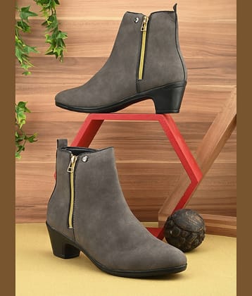 El Paso Gray Women's Ankle Length Boots