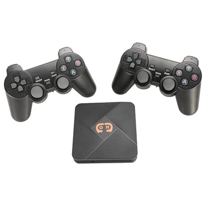 SMARTCAM Video Game Box G5 WiFi 4K HD Super Console X 20+ Emulator 5600+ Games Retro TV Box Video Game Player for CPS, GB, GBA, GBC, MD, SFC, FC, N64, PS1, PSP and Atari Wireless Gamepad Controller