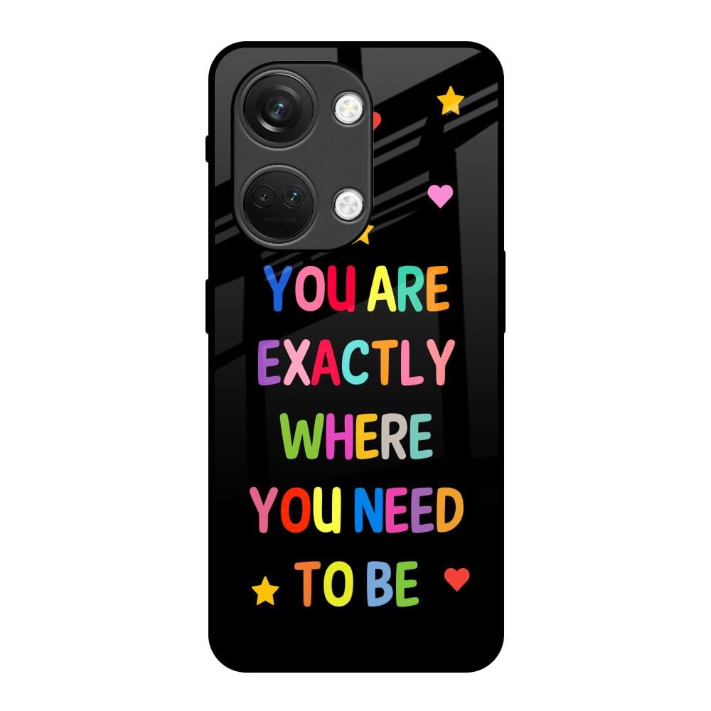 Magical Words Glass Case for OnePlus Nord 3 5G
