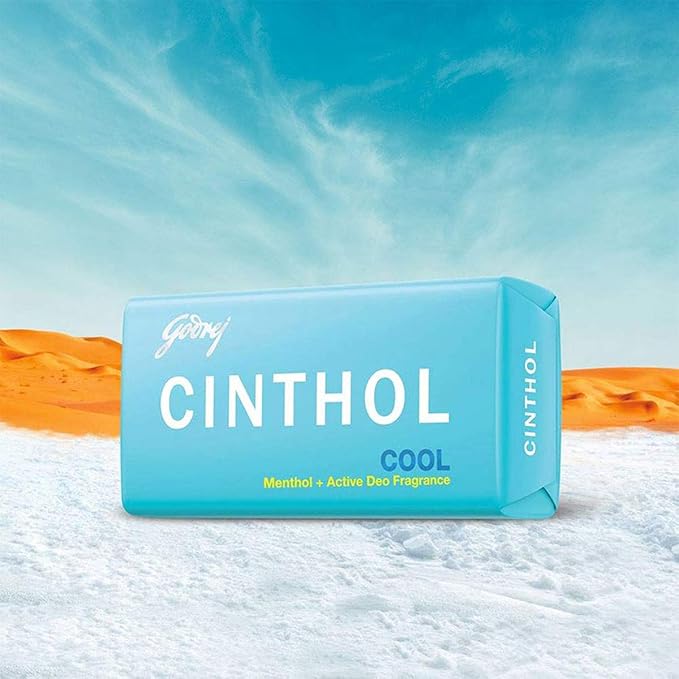 Cinthol Cool Bath Soap - 99.9% Germ Protection, 100 GRAM