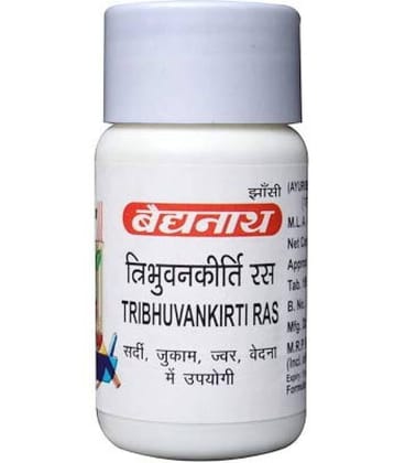 Baidyanath Tribhuvankirti Ras 80 Tablets (Pack of 3)