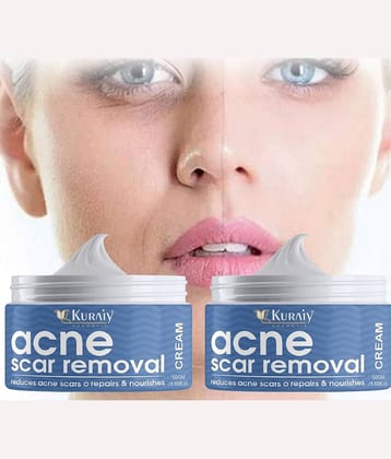 KURAIY Scar Removal Cream Repair Stretch Marks Burn Acne Scar Pack of 2