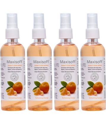 MAXISOFT - Refreshing Hand Sanitizer 120 mL ( Pack of 4 )