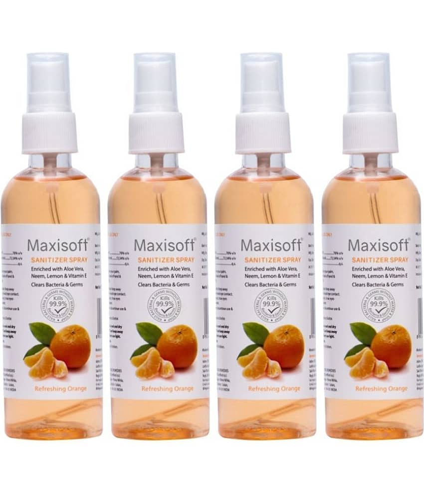 MAXISOFT - Refreshing Hand Sanitizer 120 mL ( Pack of 4 )