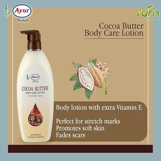 Ayur Herbal Body Care Lotion - Cocoa Butter 500 Ml