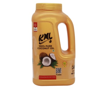 KML Export Quality Coconut Oil 1L Pack of 1.