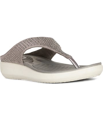 Bata Comfit Gray Women's Flats