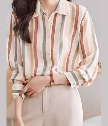 AAPSKA Women Printed Poly Cotton Shirt ( Multicolor )