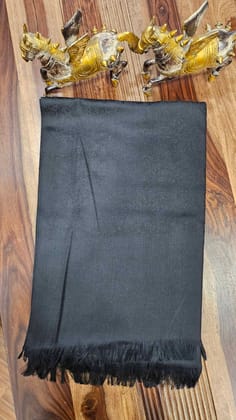 100% Wool Blend Pain Color With Jacquard Shawl(Royal Colors)-168x86 cm