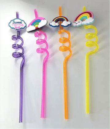 KALRA MAGIC Silicon Multicolor Straws