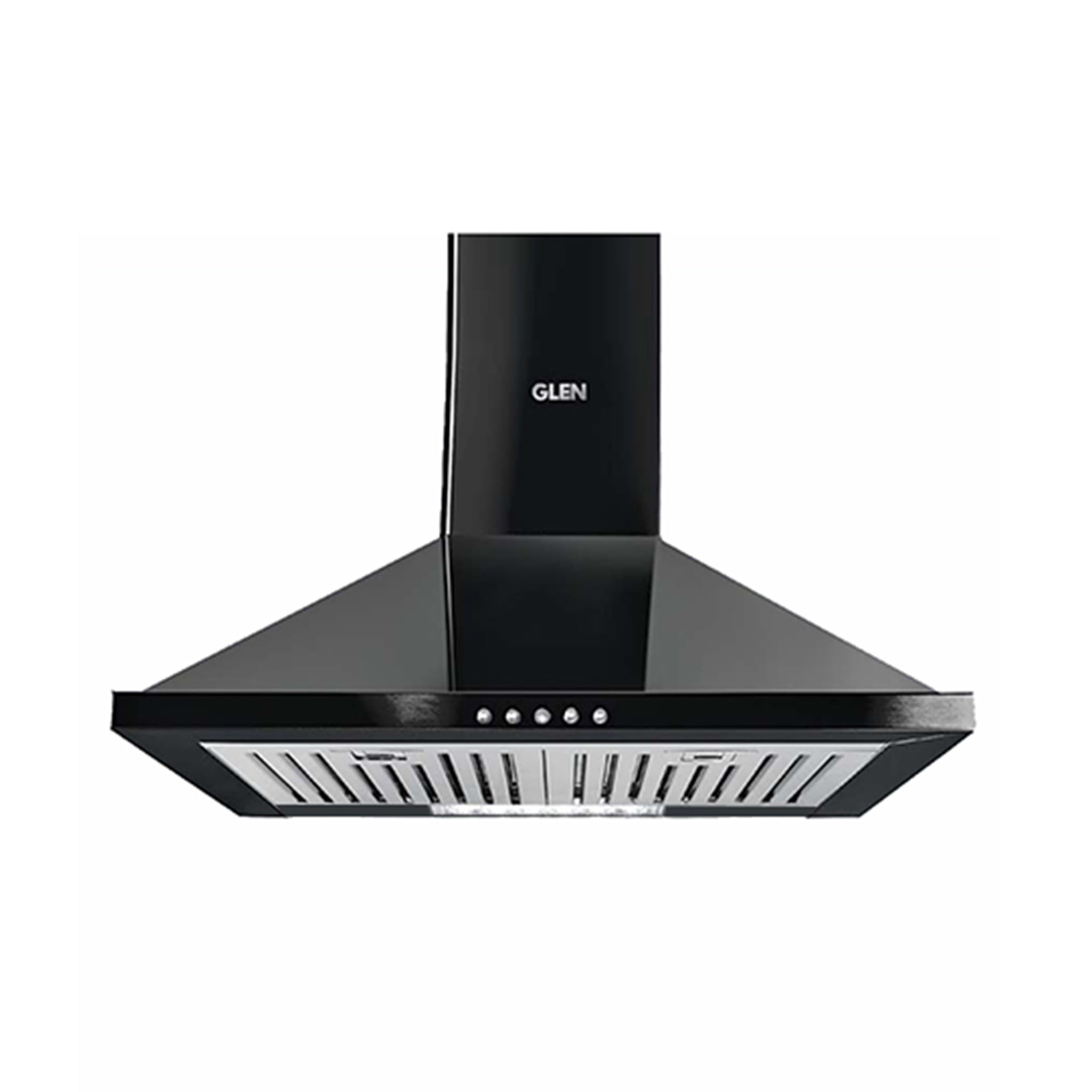 Electric Kitchen Chimney, Pyramid Shape Baffle filters 60cm 1000 m3/h -Black (6021 BL)